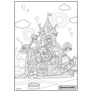 Sylvanian Families Colouring