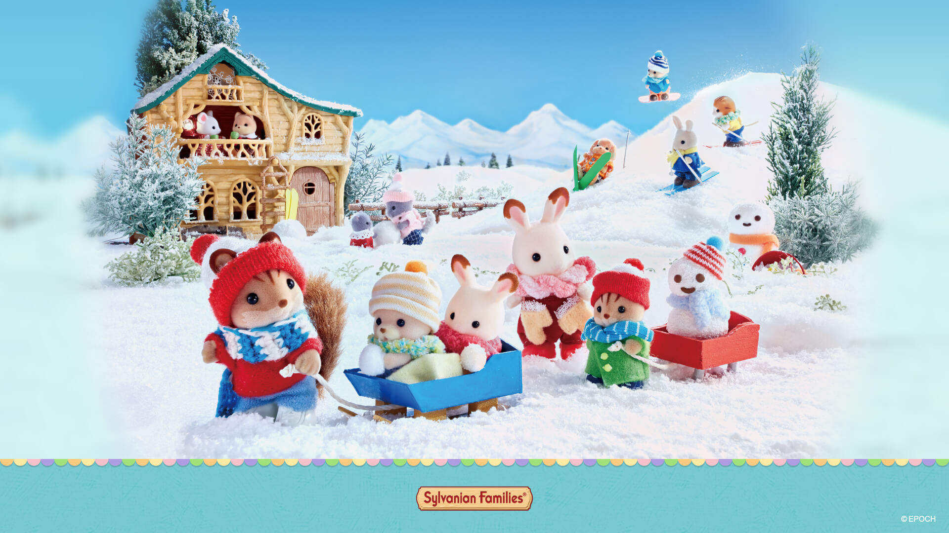 Обои | Sylvanian Families